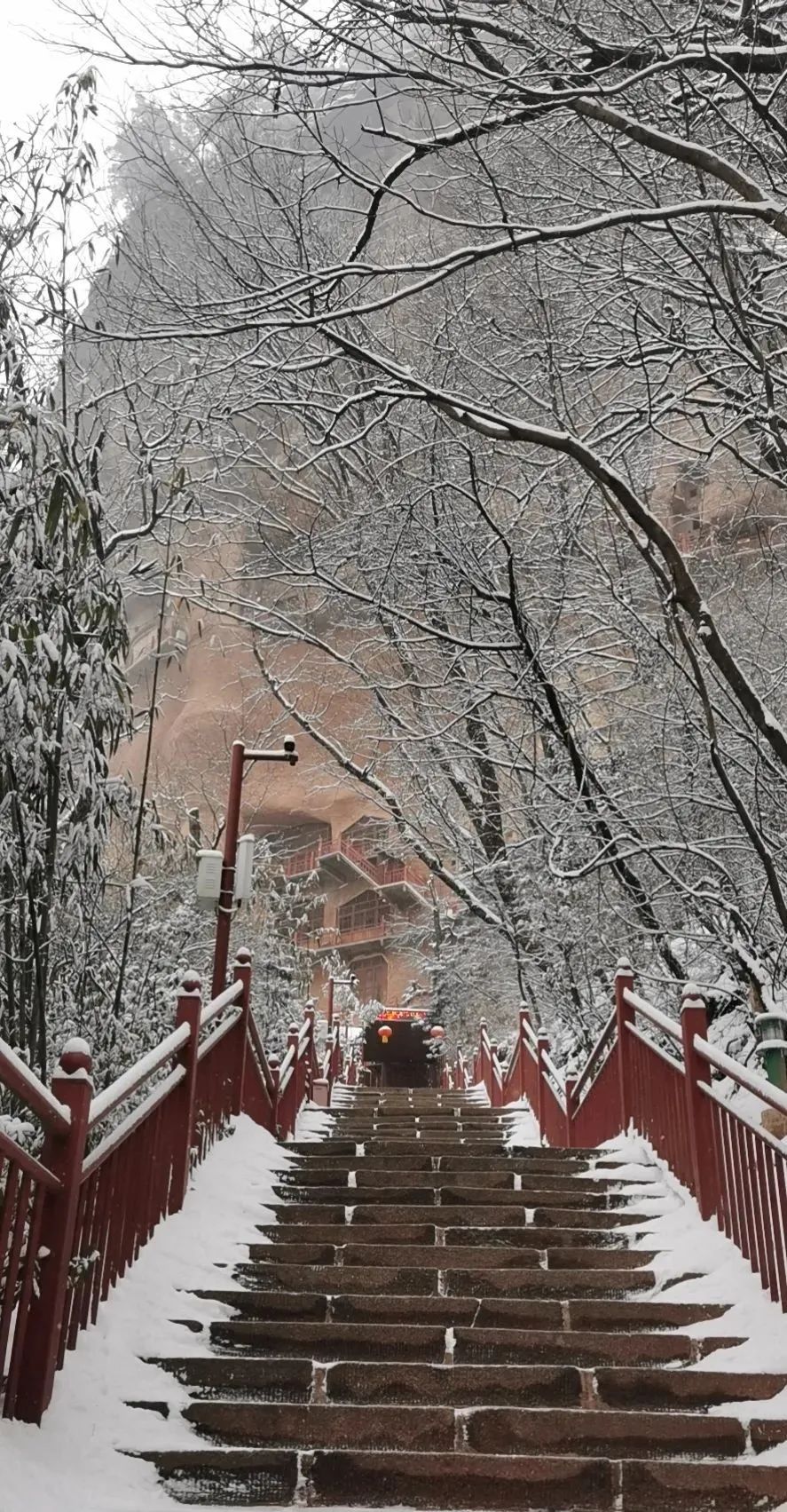 今日麦积山61大雪