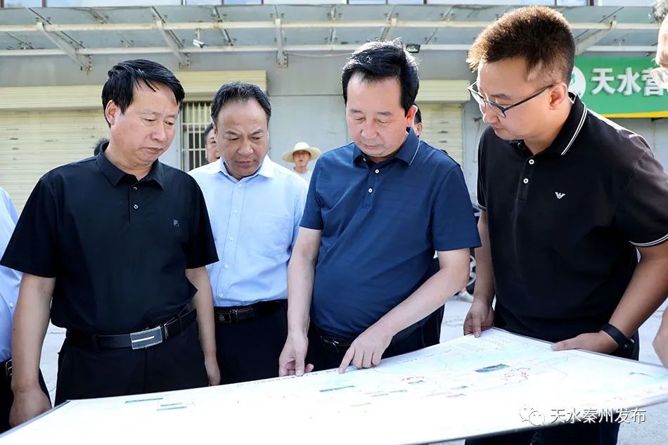 孟晓龙调研天水市乡村振兴南北两山片区基础设施项目秦州段建设情况