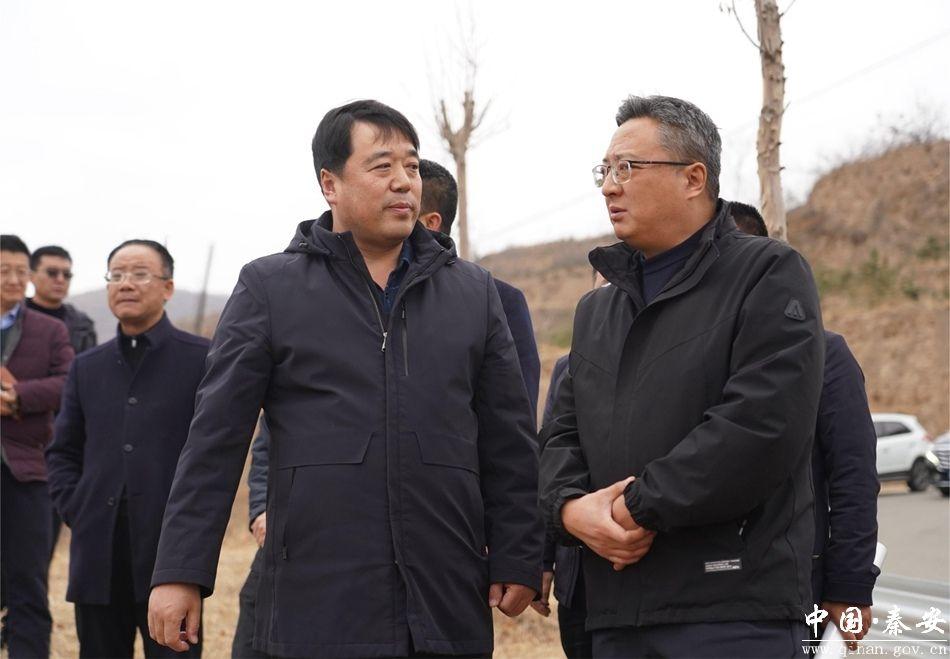 周济调研葫芦河秦安县西川段水生态修复及综合治理工程